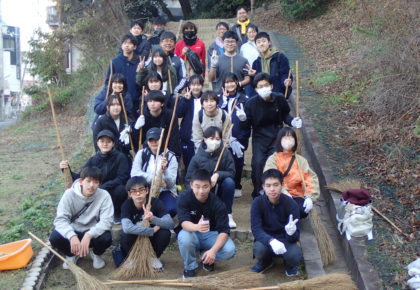 松山城年末清掃ボランティア