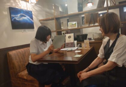 7/11(土)喫茶店のオーナーさんにインタビュー＆朗読を聴いてもらいました!